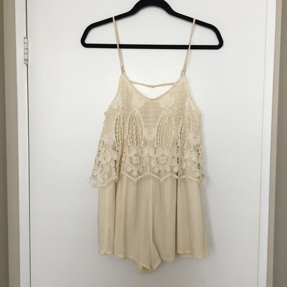 Off-White Boho Romper - Picture 1 of 1